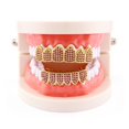 thumbnail image 3 of Clearance Sale Hip Hop Teeth Top And Bottom Set Gold Color Sharp Teeth For Christmas Gift, 3 of 5