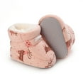 thumbnail image 3 of 0-18M Baby Boys Girls Winter Warm Boots Newborns Non-Slip Cartoon Printed Crib Shoes, 3 of 8