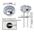 thumbnail image 2 of Universal Replacement Dual Flush Push Button For Toilet Cistern, 2 of 5
