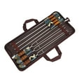 thumbnail image 4 of 7Pcs Acier Inoxydable Grill Brochette Kit avec Poignée en Bois U Forme Bâton de Viande Barbecue pour le Camping, 4 of 14