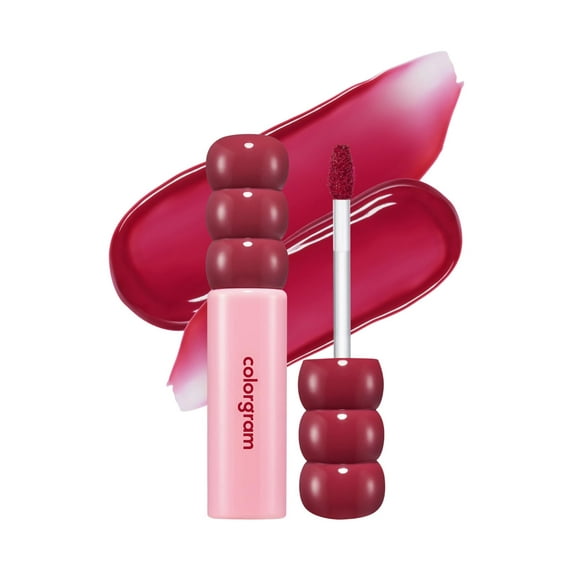 Tinte de labios COLORGRAM Fruity Glass Tint 18 Cherry Villain