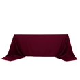 thumbnail image 6 of Efavormart 90"x156" Burgundy Premium Scuba Rectangular Tablecloth, Wrinkle Free Polyester Seamless Tablecloth, 6 of 10