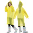 thumbnail image 5 of Lot de 2 Imperméables pour Enfants, Ponchos de Pluie Réutilisables avec Capuchon et Manches Imperméables, 5 of 5