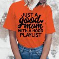 thumbnail image 2 of Camiseta de mujer Camisetas divertidas y lindas Camiseta de manga corta Regalo del día de la madre Blusa con estampado de letras personalizadas Pompotops  hkajfhjk463595, 2 of 7