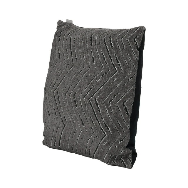 Cojín decorativo Gaon Acolchonado de Chenille Suave Gris Set de 2 piezas