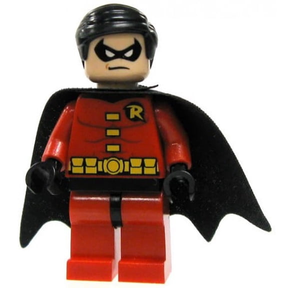 LEGO Batman Robin Minifigure [Red Tights & Black Cape] [No Packaging]