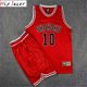 thumbnail image 2 of Cosplay Shohoku10 # HANAMICHI 7 # MIYAGI 11 # Rukawa Kaede camiseta de baloncesto conjunto pantalones cortos deporte equipo de baloncesto uniforme, 2 of 5