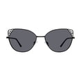 thumbnail image 2 of Lentes de Sol Steve Madden Mujer X17054 Outlook Marco de Metal Color Negro con Filtro 100% UV, 2 of 3