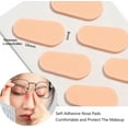 thumbnail image 2 of 20 Pairs Eyeglass Nose Pads Topboutique Soft Foam Nose Pads Self-Adhesive Glasses Nose Pads Anti-Slip Nose Pads for Eyewear Glasses Sunglasses,Water Drop Shape (Skin Color/1.5 mm), 2 of 6