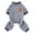 Z250228-A-Grey, variant on SIfdSeng Dog Hoodie Medium Size Dog Funny Pet Dog Autumn and Winter Clothes Teddy Dog Clothing Rabbit Striped Sweater Dog Clothes Boy Small Dog Hoodies for Medium Dogs Male