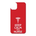 thumbnail image 3 of DistinctInk Custom SKIN / DECAL compatible with OtterBox Symmetry for iPhone 11 Pro (5.8" Screen) - Red White "Keep Calm I'm a Nurse" - Show Your Support for Nurses, 3 of 5
