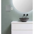 thumbnail image 4 of Aptations Rectangular Wall Mirror (6.25" x 9.5") - 3X Magnification | Wall Mount with 8.5" Arm Extension | Concealed Mounting Hardware | Vanity Mirror for Bedroom, Bathroom (Chrome), 4 of 7