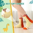 thumbnail image 6 of Bocaoying 6 Pairs Silly & Fun Dinosaur Socks for Kids 5-9, Boys Novelty Cartoon Crew Socks - Soft Cotton Comfy Funky Socks for Boys Gift Idea, 6 of 9