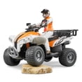 thumbnail image 1 of Toy Bruder Quad con conductor a escala 1:16 para interiores y exteriores, 1 of 9