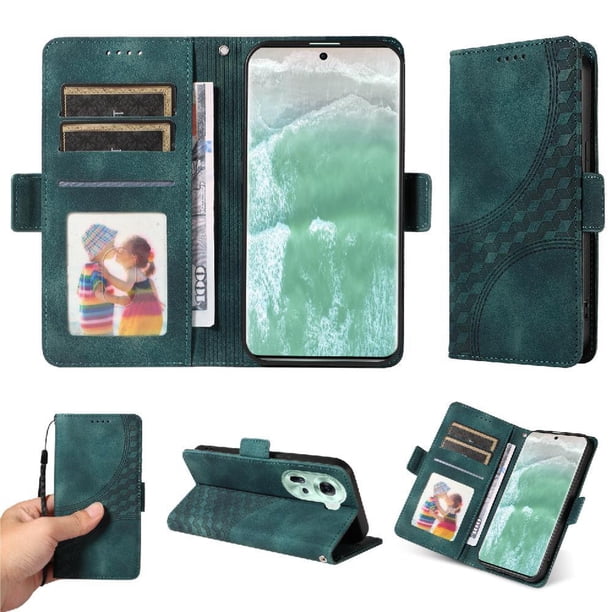 Funda GANGXUN para OPPO Reno 11 5G con diseño acolchado elegante, cuero PU, protección total y ajuste preciso
