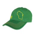 thumbnail image 2 of Sombrero John Deere Farm State Pride de sarga integral verde/amarillo, 2 of 3