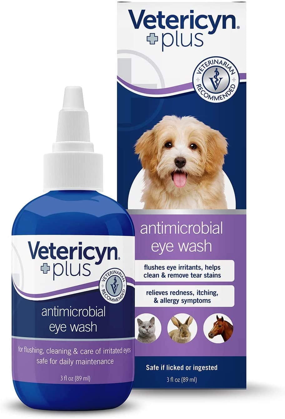 Antimicrobial Dog Eye Rinse To Prevent Irritation Tear Stain 3oz Walmart Com