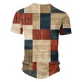 thumbnail image 5 of IROINNID T-Shirts for Big and Tall Men, Lightweight Thin Basic Botton Round Neck Summer Blouses for Men, 5 of 5
