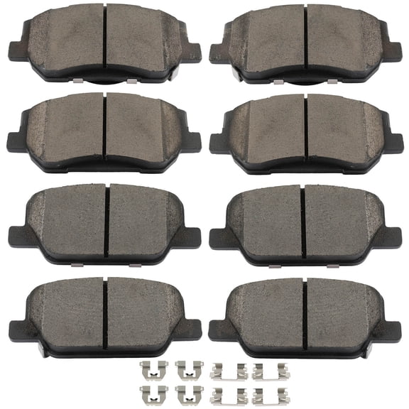 AUTOMUTO Brake Pads Front Rear 8PCS D2198-9439 D2199-9440 Fit For 2019-2020 For Hyundai For Santa Fe