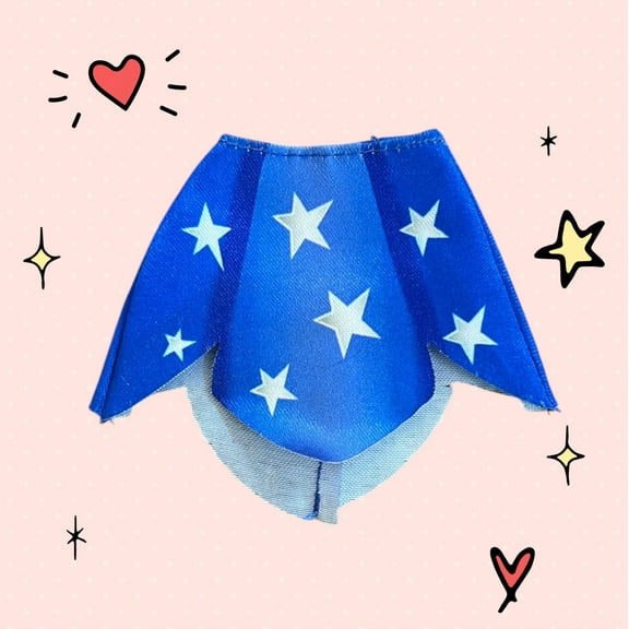 Lol Surprise doll OMG Bartz Blue White Stars Patriotic July 4th Skirt Doll Clothing Tutu
