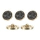 thumbnail image 1 of Botón redondo 5Pack, 25mm/1" botón decorativo de resina, negro, 1 of 6