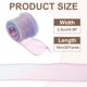 thumbnail image 2 of Cinta Organza Transparente Uxcell, Cintas de Regalo Gradiente para Empaque de Boda Fiesta Pastel Flor Decoraciones DIY Rosa-azul-púrpura, 2 of 5