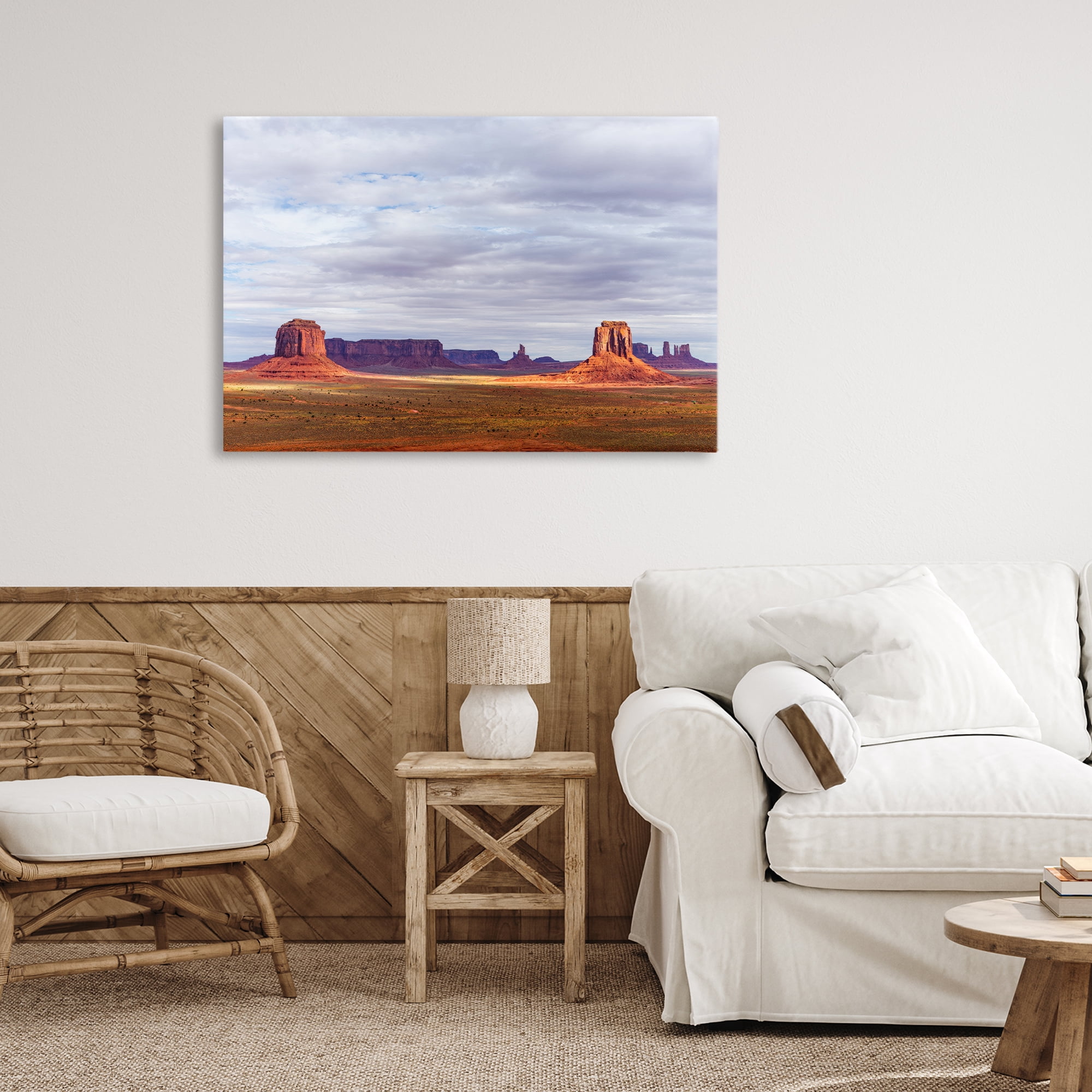 Stupell Industries Monumental Desert Buttes & Mesas Canvas Wall Art, design by Shelley Carlisle