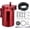 Red, variant on wooow shop Oil Catch Can, Universal Baffled Catch Can Kit with NBR Fuel Hose, 300ml Aluminum Air Oil Separator Tank for PCV System Red