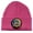 Hot Pink, variant on Gravity Threads Make Love Not War Patch Cuffed Beanie - Black