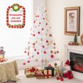 thumbnail image 3 of Costway 6 FT Pre-Lit Christmas Tree Snow Flocked Hinged 11 Lighting Modes with 300 Lights, 3 of 10