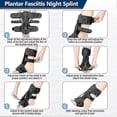 thumbnail image 5 of Plantar Fasciitis Night Splint, With 3 Fixing Straps Adjustable Achilles Tendinitis Relief Night Splints, 5 of 5