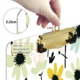 thumbnail image 6 of FORMRS Acrylic Clipboard with Low Profile Clip Standard A4 Letter Size, 12.5" x 9", White Flower, 6 of 8