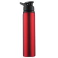 thumbnail image 3 of MOQIN Insulated Water Bottle 24oz with Handle and Flip Tops Lids Stainless Steel Water Bottle Push Button Lid Leak proof Portable for Cyclists, Runners, Hikers, Beach Goers, Picnics, Camping, 3 of 7
