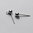 thumbnail image 3 of 16Pair 925 Sterling Earring Stud Posts Backs Studs DIY Back Post, 3 of 8