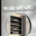 thumbnail image 4 of Modern Stainless Steel LED Bathroom Mirror Light - Cold White 6000K, 4-Bulb Vanity Lighting, Durable & Stylish Design, 4 of 8