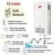thumbnail image 4 of Calentador instantáneo Iusa Enerhit 12 L Gas Natural blanco, 4 of 6