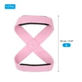 thumbnail image 2 of Uxcell Figure Lifting Strap, Weightlifting Wrist Wraps Dead Lift Padded Grips for Fitness Power Strength Training Light Pink Large, 2 of 7