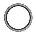 thumbnail image 2 of Elastic Steering Wheel Cover, black white graphics Stretch Thickening Car Steering Wheel Cover Women Men, Steering Wheel Protector Universal 15 in, 2 of 7