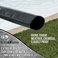 "Black Rhino Heavy Duty Pool Backwash Hose, 2"" x 100', with Clamp 1