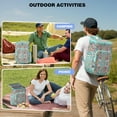 thumbnail image 4 of Bohemian Style Boho Chic Cooler Backpack - 20L Insulated Leakproof Lunch Bag, Vintage Fashion, 4 of 6