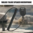 thumbnail image 3 of Intercomunicador de voz PTT LED, altavoz de hombro, micrófono, walkie-talkie de mano para 5R 888S, micrófono sensible, nivel de presión de sonido estable, experiencia de audio, micrófono, 3 of 8