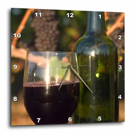 3dRose Pinot Noir wine, Sherwood area, Oregon - US38 JMI0804 - Janis Miglavs, Wall Clock, 10 by (Best Wine In Oregon)