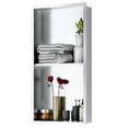 thumbnail image 1 of Shower Niche 12 * 24 in Stainless Steel Wall Niche for Storage Easy Installation, 1 of 6