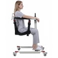 thumbnail image 6 of golytefs Patient Lift Transfer Chair Lightweight Bedside Bathroom Wheelchair for Elderly, 6 of 9