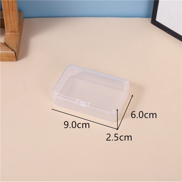 Caja de plástico transparente cuadrada Caja de almacenamiento de piezas rectangular cuadrada Caja de joyería Equipo de pesca Embalaje de flores de jabón Caja cuadrada