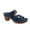 Blue, variant on Women's Sandals Ankle Strap Open Toe Chunky Block Heeled Sandals Black 5.5