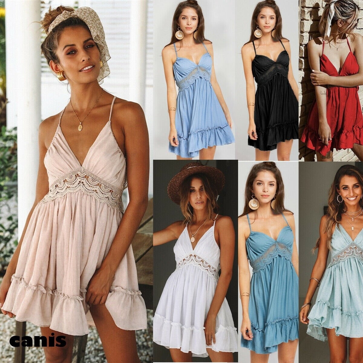 Summer Women Sexy Dresses Casual 