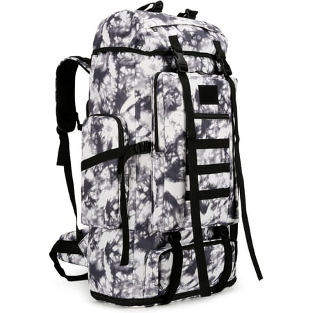 100L Hiking Camping Backpack Tactical Backpack for Men and Women Large Survival Hunting Waterproof Backpack Molle Rucksack Military Camping Backpacking Daypack Army Green