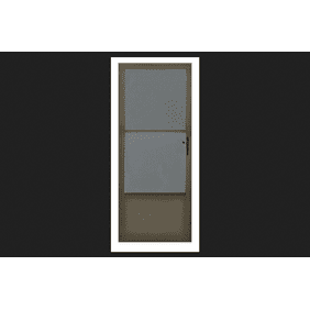 Croft Metals 163 32rev Wh Storm Door Self Storing Screen White