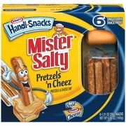 Handi-Snacks 2-C: Pretzels 'n Cheez Single Serve Snack Pk 6 Ct Pretzels & Cheese Dip, 6.1 oz